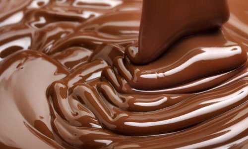 Ganache de chocolate con cacao en polvo